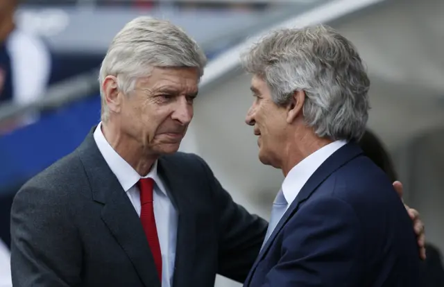 Manuel Pellegrini and Arsene Wenger