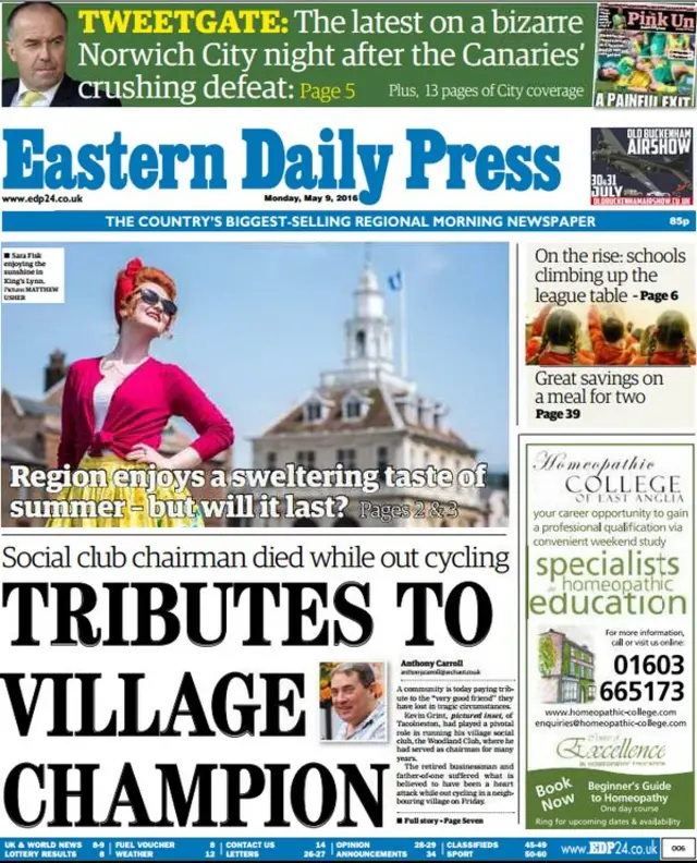 EDP front page