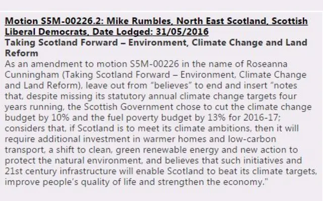 Scottish Lib Dem amendment