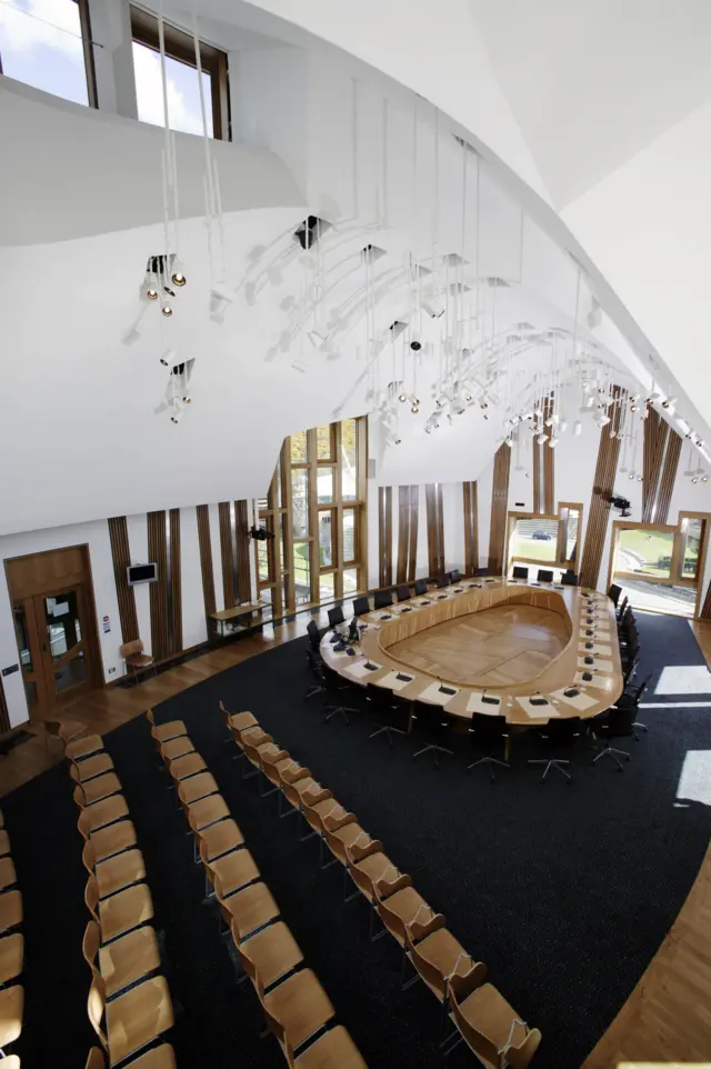 Scottish Parliament committee room