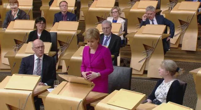 First Minister Nicola Sturgeon