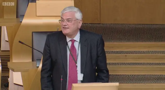 Scottish Lib Dem MSP Mike Rumbles