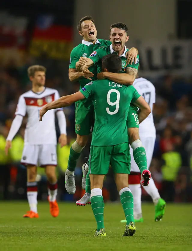 Robbie Brady and Wes Hoolahan