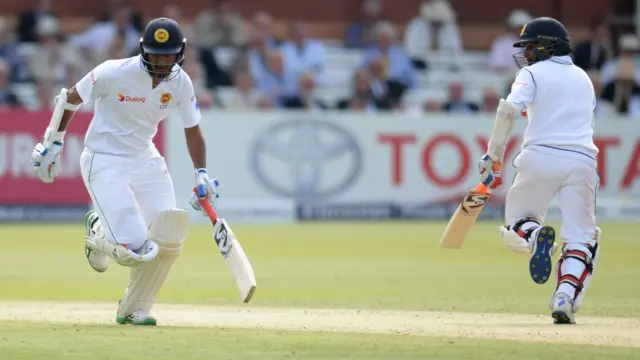 Karunaratne and Silva run