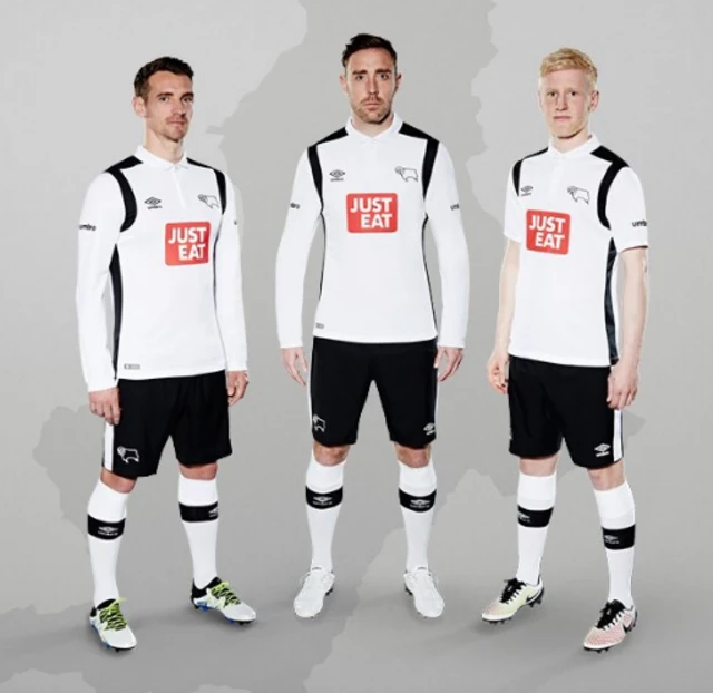 Derby County's new kit for 2016/17