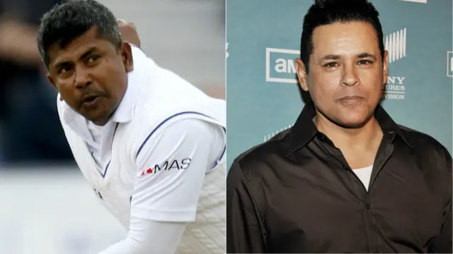 Rangana Herath and Raymond Cruz, who plays Tuco in Breaking Bad