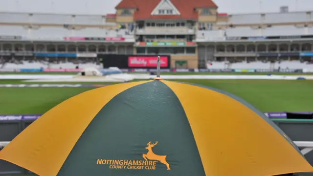 Wet Trent Bridge