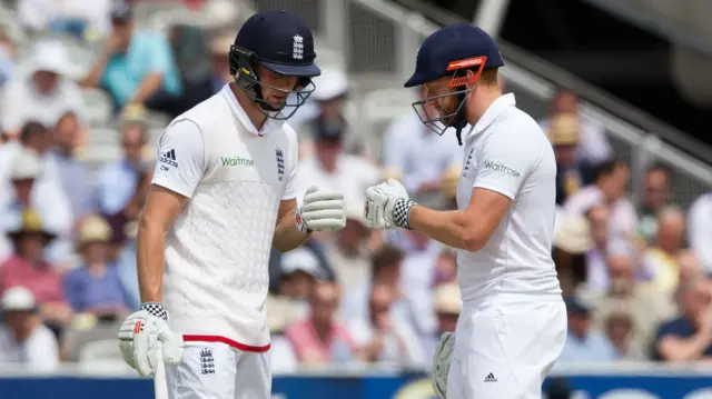 Chris Woakes and Jonny Bairstow