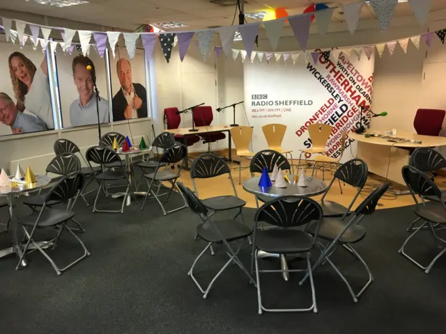 BBC Radio Sheffield Shoreham Street interior