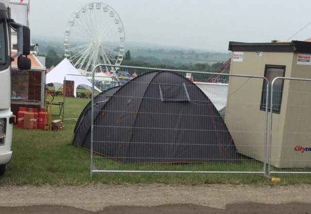 Behind the scenes at the Download Festival at Castle Donington