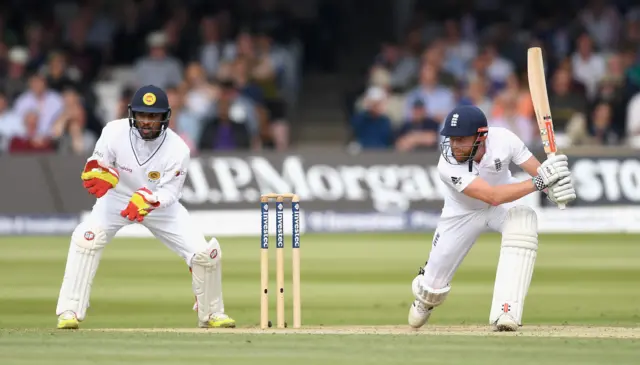 Jonny Bairstow in action