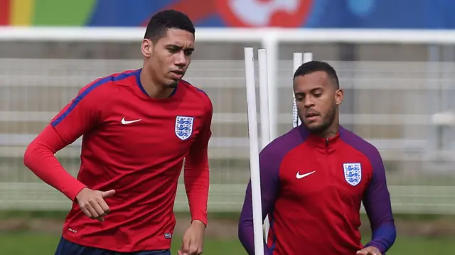 Chris Smalling and Ryan Bertrand