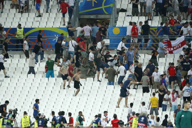 Fan trouble at the Euros