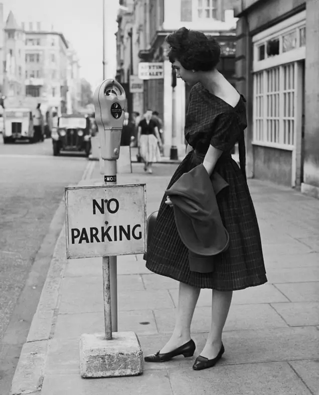 A parking meter in 1958