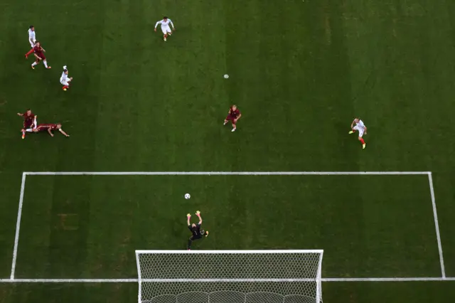 Igor Akinfeev catches the ball