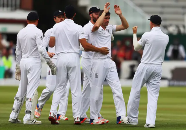 England celebrate