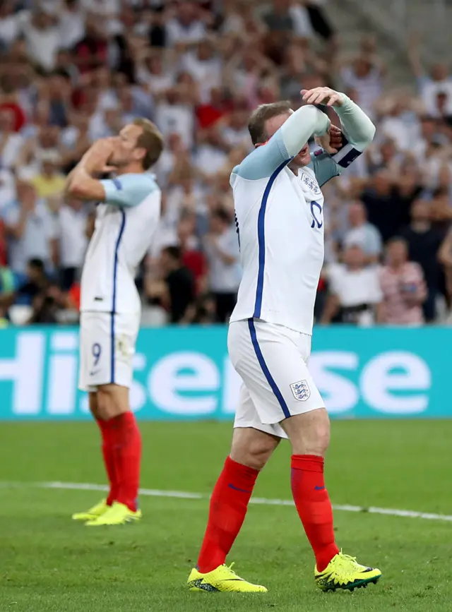 England fans react to Russia Goal