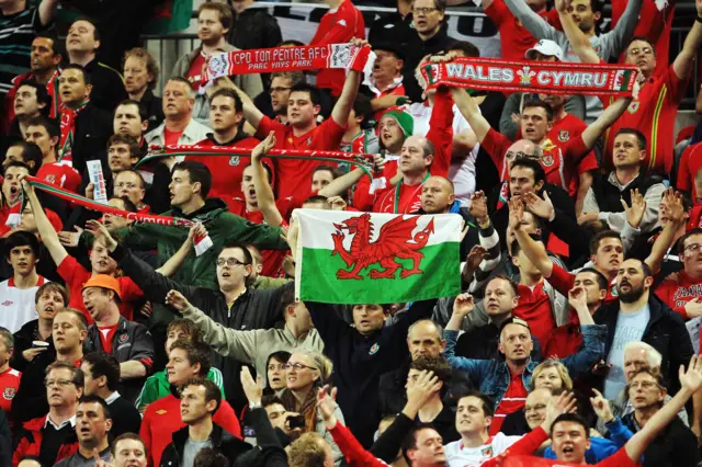 Wales fans