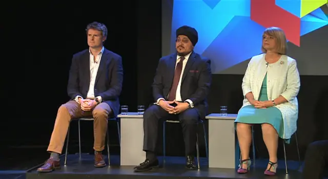 Tristram Hunt, Jason Wouhra, Harriett Baldwin