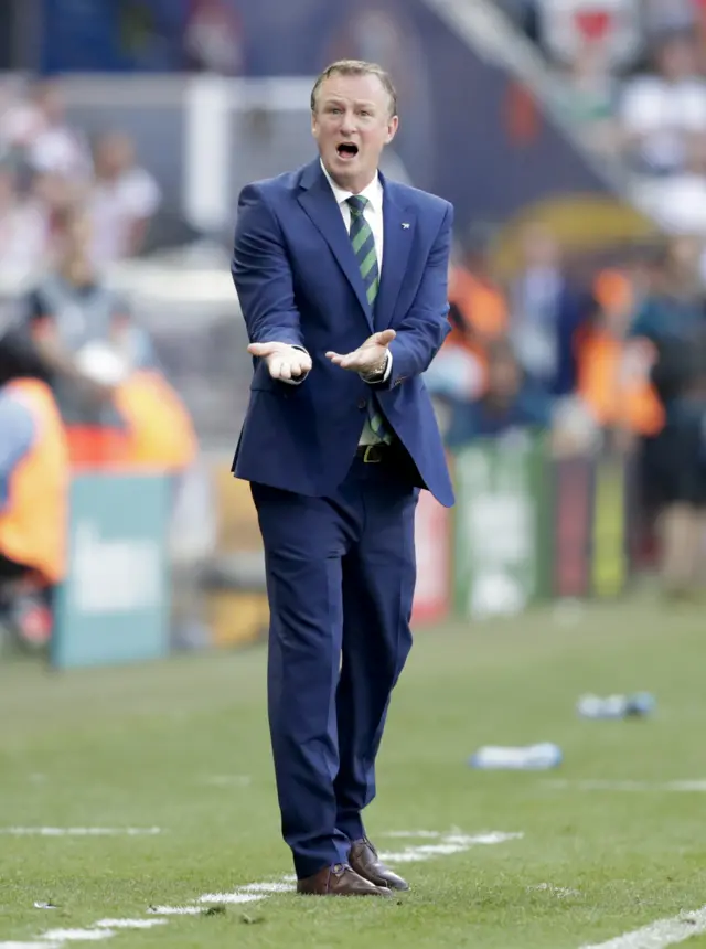 Northern Ireland boss Michael O'Neill is disappointed to lose the first game