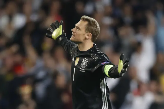 Manuel Neuer was on typically outstanding form
