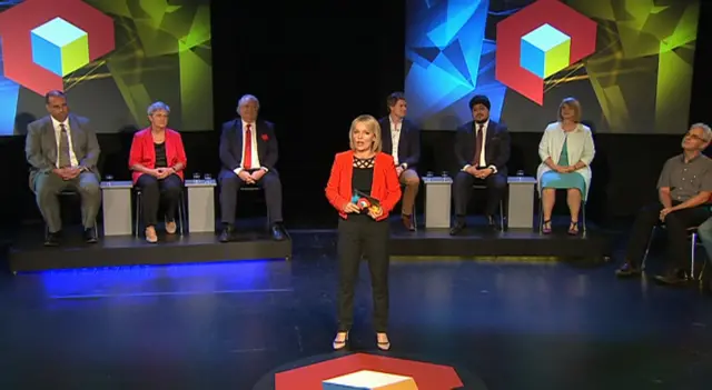 Mary Rhodes fronting EU debate