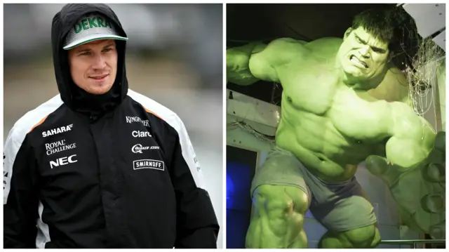 Nico Hulkenberg and the Incredible Hulk