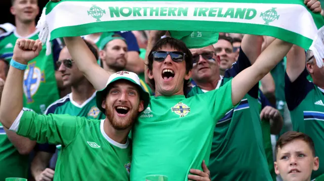 Northern Irish fans