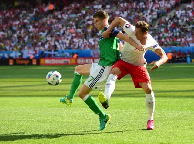 Paddy McNair epitomises Northern Ireland's resolute defence