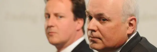 David Cameron and Iain Duncan Smith