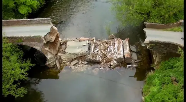 Collapsed Bridge