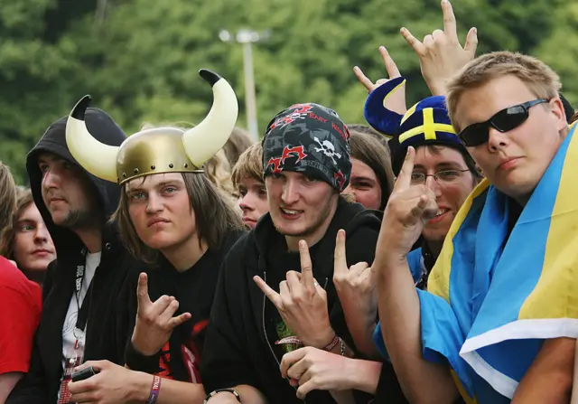 Fans at Download Festival