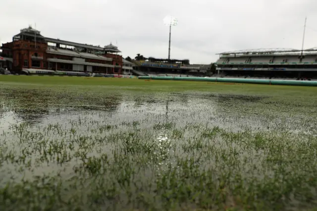 Pitch at Lord's on day five