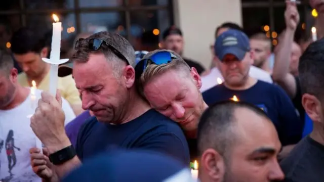 Vigil for the victims of the Orlando shooting