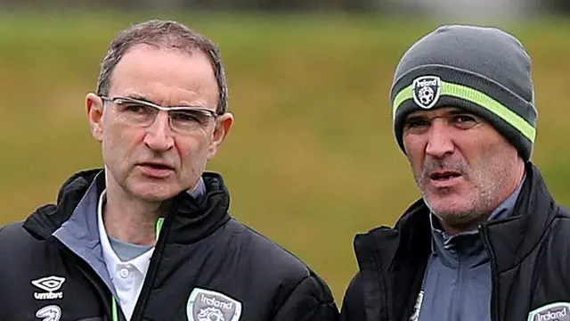 Martin O'Neill and Roy Keane