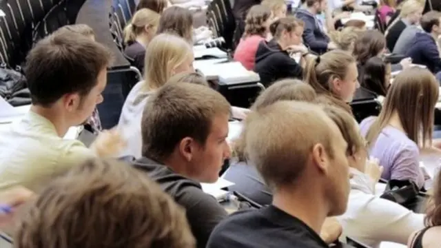 Students at lecture