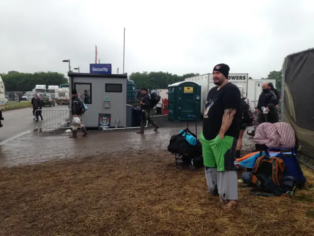 Fan stranded at Download Festival