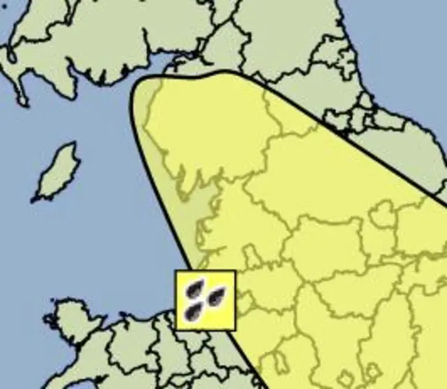 Met Office weather warning, Monday 13th June