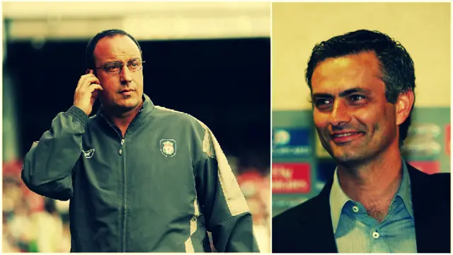 Rafael Benitez and Jose Mourinho