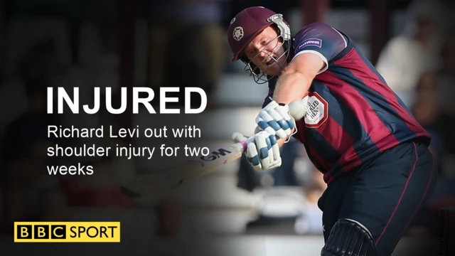 Injured - Richard Levi out with shoulder injury for two weeks