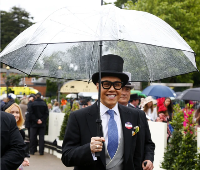 Gok Wan at Ascot