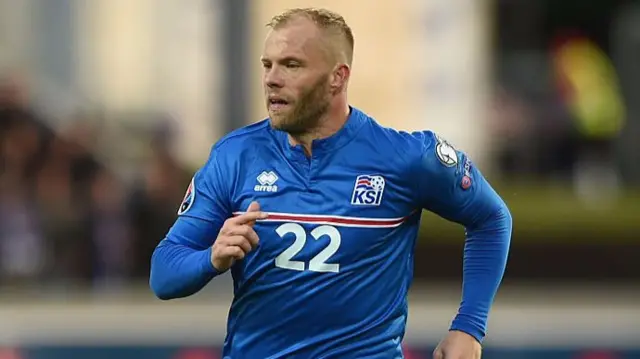 Veteran striker Eidur Gudjohnsen, 37, has been named in the Iceland squad