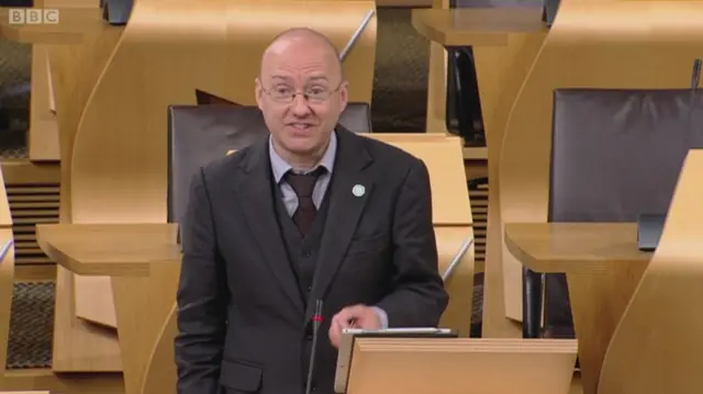 Scottish Greens co-convener Patrick Harvie