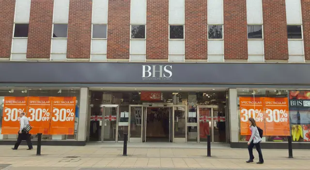 BHS Lincoln high street