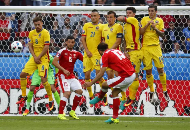 Swiss freekick