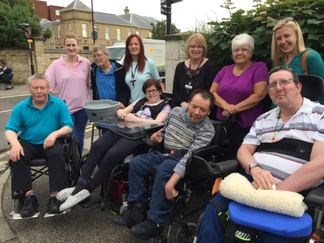 Residents of Shafesbury Court Residential Home