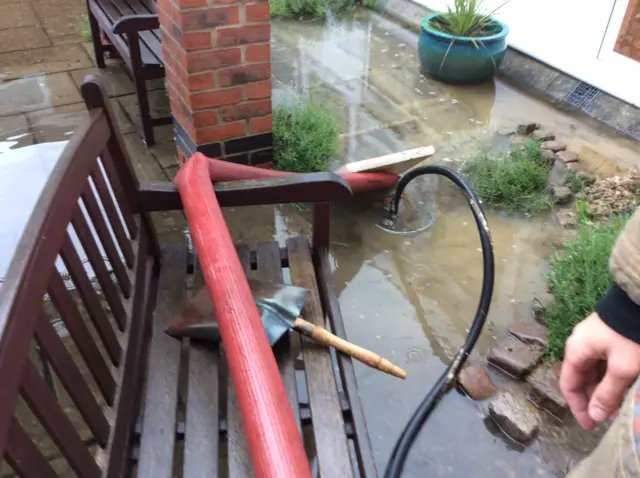 Ruskington Chestnut Street Primary flooding