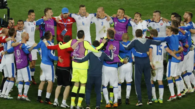 Final whistle celebrations