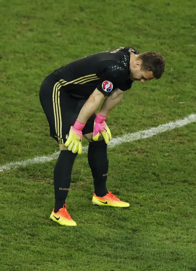 Akinfeev dejected