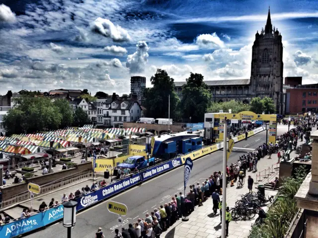 Norwich for the Women's Tour